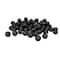 60ct Matte Jet Black Shatterproof Ball Ornaments